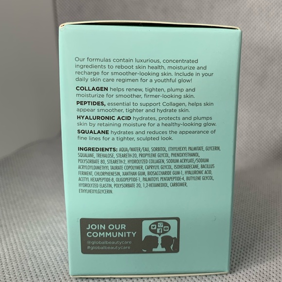 3/$20 Global Beauty Care Smooth & Lift Collagen Skin Cream 1.7 fl. oz. NEW - Picture 3 of 6
